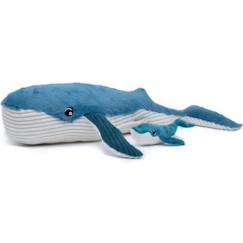 Peluche géante baleine maman bébé bleue - Les Déglingos - Ptipotos - Douce et câline - 70 cm  - vertbaudet enfant