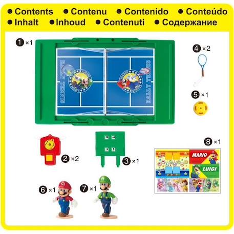 Jeu de Tennis Super Mario Rally - EPOCH Games - Jeu d'ambiance et d'action VERT 4 - vertbaudet enfant 