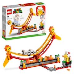 LEGO® Super Mario 71416 Ensemble d'Extension Le Manège de la Vague de Lave, avec Figurines  - vertbaudet enfant