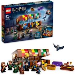 Jouet-LEGO 76399 Harry Potter La Malle Magique De Poudlard, Jouet Personnalisable, Création d'Accessoire et Personnages, Enfants 8 Ans