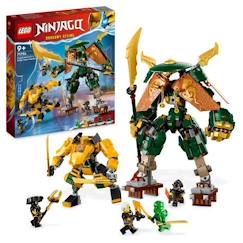 LEGO® NINJAGO 71794 L'Équipe de Robots des Ninjas Lloyd et Arin, Jouet de Ninja pour Enfants  - vertbaudet enfant