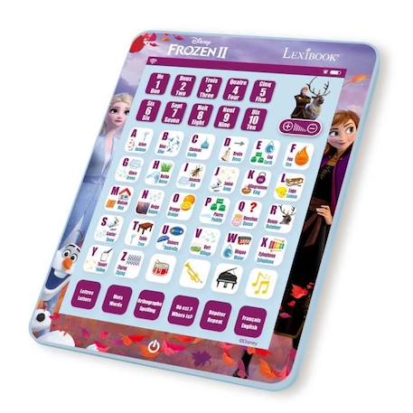 Tablette Éducative Bilingue la Reine des Neiges (FR-EN) VIOLET 2 - vertbaudet enfant 