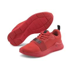 Chaussures-Chaussures fille 23-38-Basket Puma Junior Wired Run Rouge