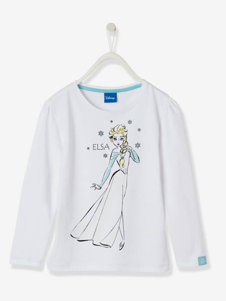 Fille-T-shirt, sous-pull-T-shirt fille Reine des neiges® à motif magique