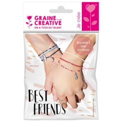Graine Creative - Kit bracelets rocaille Best friends  - vertbaudet enfant