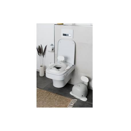 Réducteur de toilette baleine pour enfants - KINDSGUT - Gris clair - Plastique - 24 mois - 23 kg GRIS 2 - vertbaudet enfant 