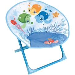 Chambre et rangement-Chambre-Chaise, tabouret, fauteuil-Fun house ma petite carapace siege lune pliable tortues aquatiques pour enfant h.47 x l.54 x p.42 cm
