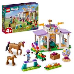 Jouet-LEGO® Friends 41746 Le Dressage Équestre, Jouet de Chevaux et Poney, Cadeau Enfants 4 Ans