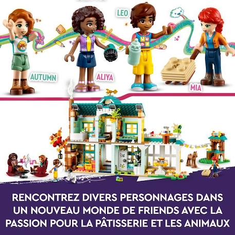 LEGO® Friends 41730 La Maison d’Autumn, Jouet Animaux, Maison de Poupée avec Accessoires BLANC 4 - vertbaudet enfant 