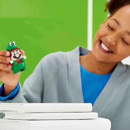 LEGO® 71392 Super Mario Pack de Puissance Mario Grenouille, Jouet à Collectionner, Cadeau pour Garçons et Filles VERT 4 - vertbaudet enfant 