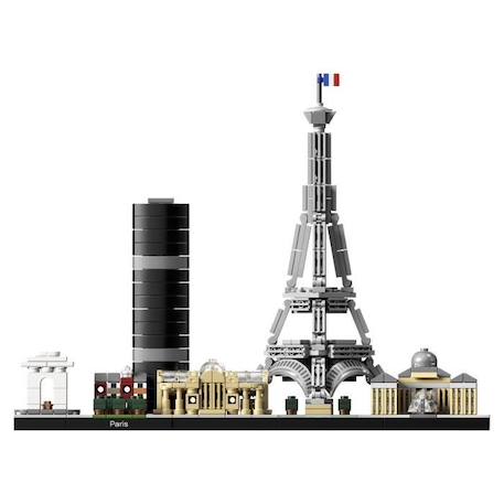 LEGO® 21044 Architecture Paris Maquette à Construire avec Tour Eiffel, Collection Skyline, Décoration Maison, Idée de Cadeau GRIS 2 - vertbaudet enfant 