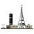 LEGO® 21044 Architecture Paris Maquette à Construire avec Tour Eiffel, Collection Skyline, Décoration Maison, Idée de Cadeau GRIS 2 - vertbaudet enfant 