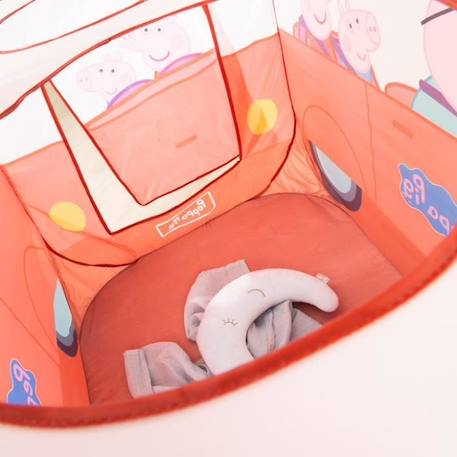 Tente de Jeu Pop Up Peppa Pig - ROBA - Forme de Voiture - Fonction Pliante - Rouge - Blanc ROUGE 3 - vertbaudet enfant 