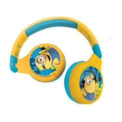 Casque audio Bluetooth et filaire pour enfants Les Minions - LEXIBOOK - Sécurité enfant - Jaune  - vertbaudet enfant