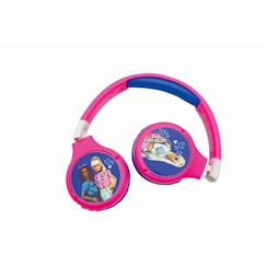 Casque audio Barbie 2 en 1 Bluetooth et Filaire pour enfants avec limitation de son - LEXIBOOK  - vertbaudet enfant