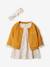 Ensemble 3 pièce robe + cardigan + bandeau bébé fille corail+ivoire imprimé 19 - vertbaudet enfant 