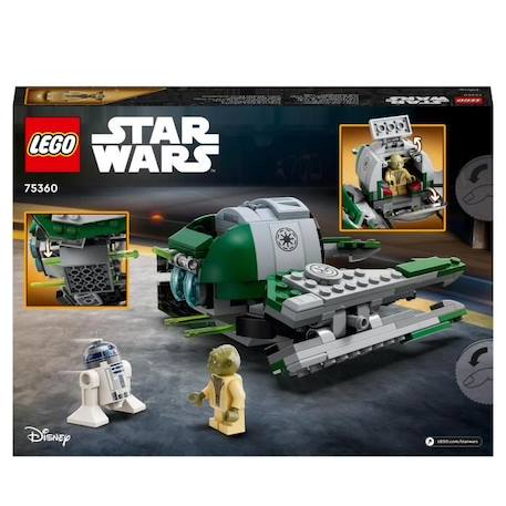 LEGO® Star Wars 75360 Le Chasseur Jedi de Yoda, Jouet The Clone Wars avec la Minifigurine Yoda et Figurine R2-D2 BLANC 6 - vertbaudet enfant 