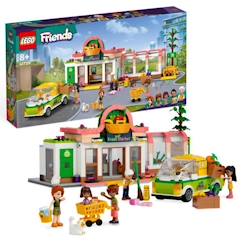 LEGO® Friends 41729 L’Épicerie Biologique, Jouet Supermarché, avec Camion & Mini-Poupées  - vertbaudet enfant