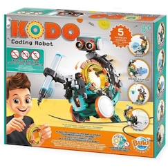 Jouet-Robot Kodo - BUKI FRANCE - Assemble et programme ton robot pour dessiner, jouer au basket-ball et au football