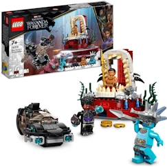 LEGO Marvel 76213 La Salle du Trône du Roi Namor, Jouet Sous-Marin, Figurines Black Panther  - vertbaudet enfant