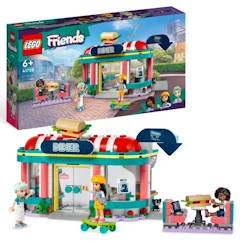 LEGO® Friends 41728 Le Snack du Centre-Ville, Jouet Enfants 6 Ans, Mini-Poupées Liane, Aliya  - vertbaudet enfant