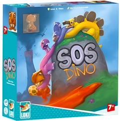 Jeu de société - IELLO - SOS Dino - Pour enfants de 7 ans et plus - Durée de 30 min - Bleu  - vertbaudet enfant