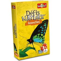 Jouet-Jeux de société-Jeu de questions-réponses - BIOVIVA - Défis Nature Insectes - Mixte - À partir de 7 ans