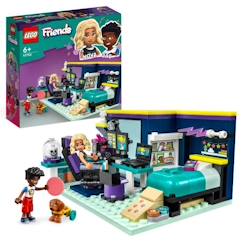 Jouet-LEGO® Friends 41755 La Chambre de Nova, Jouet sur le Thème du Gaming, avec Mini-Poupée