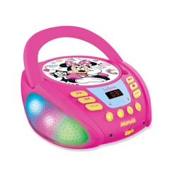 Jouet-Jeux éducatifs-Lecteur CD Bluetooth Minnie - LEXIBOOK - Effets lumineux - Enfant 5 ans et plus