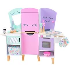 Jouet-KidKraft - Cuisine en bois pour enfant Lil' Friends - 14 accessoires dont biscuits factices et maniques inclus
