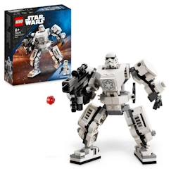 Jouet-LEGO® Star Wars 75370 Le Robot Stormtrooper, Jouet pour Enfants, Figurine à Construire avec Minifigurine