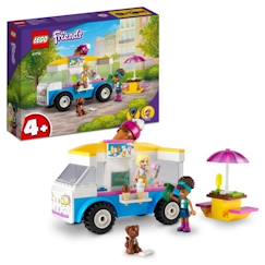 LEGO® 41715 Friends Le Camion de Glaces, Jouet à Construire avec Figurines Chien, Véhicule et Mini-Poupées Dash et Andrea, dès 4  - vertbaudet enfant