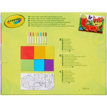 Crayola - Atelier de Mosaïque  - Activités pour les enfants VERT 5 - vertbaudet enfant 
