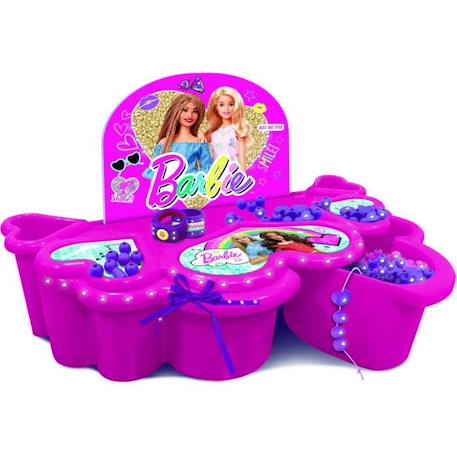 Kit bijoux - Barbie - LISCIANI - Perles, charms et pendentifs - Rose - Pour enfant ROSE 6 - vertbaudet enfant 