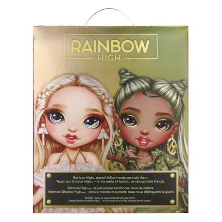 Rainbow High S23 Fashion Doll - Poupée 27 cm Victoria Whitman (Jaune fraise) - 1 tenue, 1 paire de chaussures et des accessoires ROSE 4 - vertbaudet enfant 