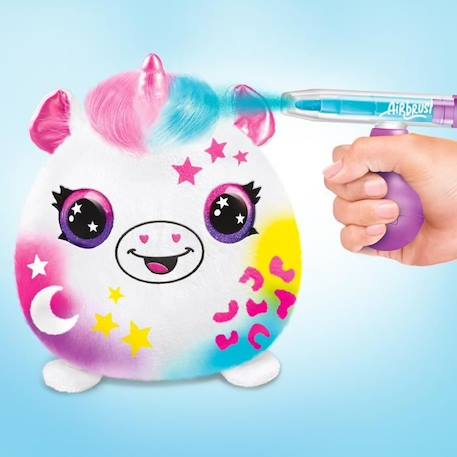 Peluche à personnaliser Airbrush Plush Baril Squishy - Canal Toys - Loisirs créatifs pour enfant dès 6 ans BLANC 6 - vertbaudet enfant 