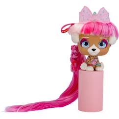 Mini poupée VIP Pets - IMC TOYS - Bow Power Juliet - Cheveux extra longs - Accessoires inclus  - vertbaudet enfant