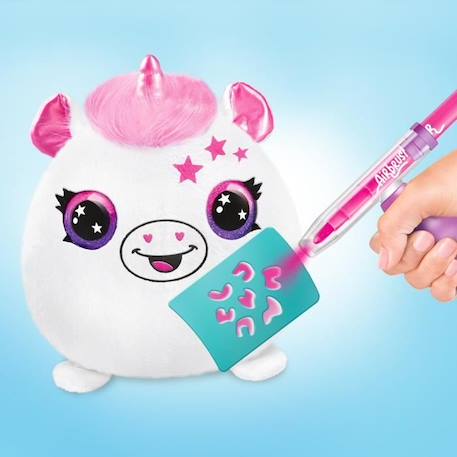 Peluche à personnaliser Airbrush Plush Baril Squishy - Canal Toys - Loisirs créatifs pour enfant dès 6 ans BLANC 5 - vertbaudet enfant 