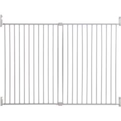 Puériculture-Barrières, sécurité domestique-Dreambaby Barrière de sécurité Broadway Gro-Gate Extra-Large et Extra-Grande (pour 76 - 134 cm), blanc