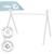 ROBA Portique d'eveil pour bébé - incl. set de pendentifs 'roba Style' bleu clair – arche de jeu en bois massif laqué BLANC 4 - vertbaudet enfant 