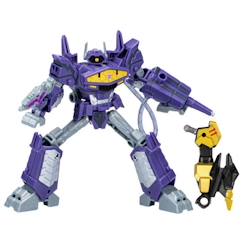 Figurine Transformers EarthSpark Shockwave Deluxe 12,5 cm - HASBRO - Jouet robot pour enfants à partir de 6 ans  - vertbaudet enfant