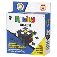 Jouet-Jeux de société-Rubik's Cube 3x3 Méthode simplifiée - RUBIK'S - Coach - Pédagogique - Multicolore - Garantie 2 ans