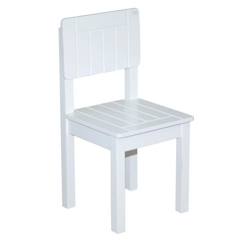 Chambre et rangement-Chambre-Chaise, tabouret, fauteuil-Chaise Enfant en bois - ROBA - 50875 - Hauteur d'assise 31 cm - Blanc laqué