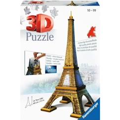 Jouet-Puzzle 3D Tour Eiffel - Ravensburger - 216 pièces - sans colle - Architecture et monument