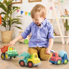 Camion toupie Petit Jour - Multicolore - 16,5x11,5x12,5 cm - Pour enfants de 12 mois et plus  - vertbaudet enfant