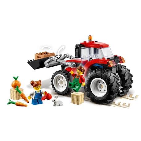 LEGO® City 60287 Le Tracteur, Jouet de Construction, Animaux de la Ferme, Figurine de Lapin ROUGE 3 - vertbaudet enfant 