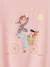 Tee-shirt 'Egérie' fille manches courtes volantées écru+ivoire+rose pâle+rose poudré+vert d'eau 18 - vertbaudet enfant 