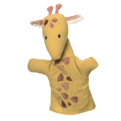 Jouet-Jeux d'imagination-Figurines, mini mondes, héros et animaux-Marionnette Girafe - Egmont Toys - Enfant - Mixte - Blanc - A partir de 12 mois