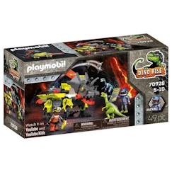 Playmobil - 70928 - Dino Rise - Robot-Dino de Combat - Avec 2 personnages et accessoires  - vertbaudet enfant