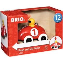 Voiture de course Push & Go Rouge - BRIO - 30226 - Système à rétrofriction - Jouet Premier âge  - vertbaudet enfant